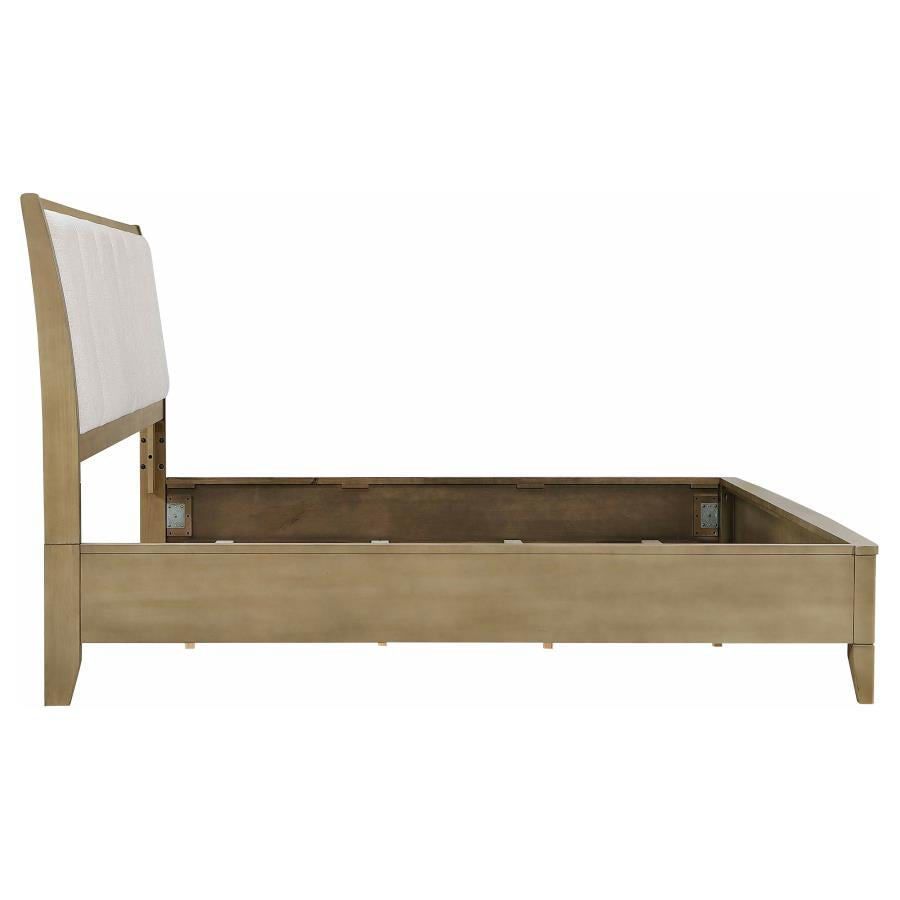 Granada Upholstered Eastern King Panel Bed Natural Pine-6