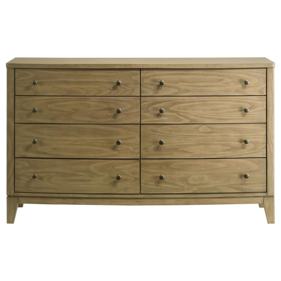 Granada 8-drawer Dresser Cabinet Natural Pine-zoom-3