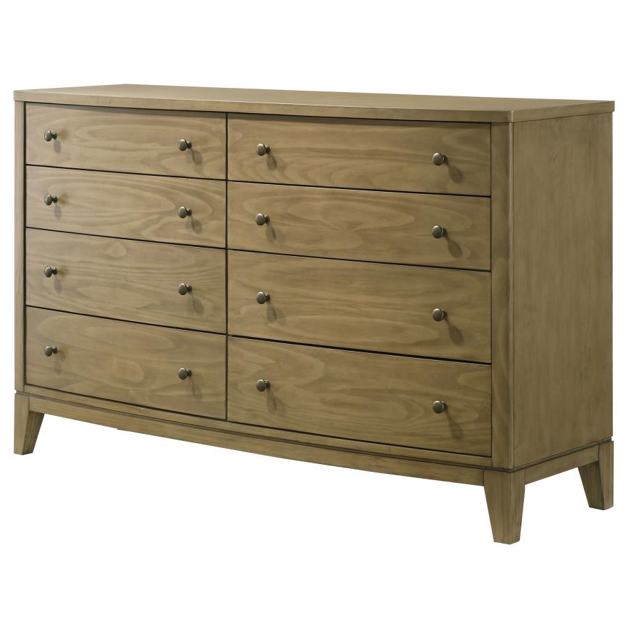 Granada 8-drawer Dresser Cabinet Natural Pine-4