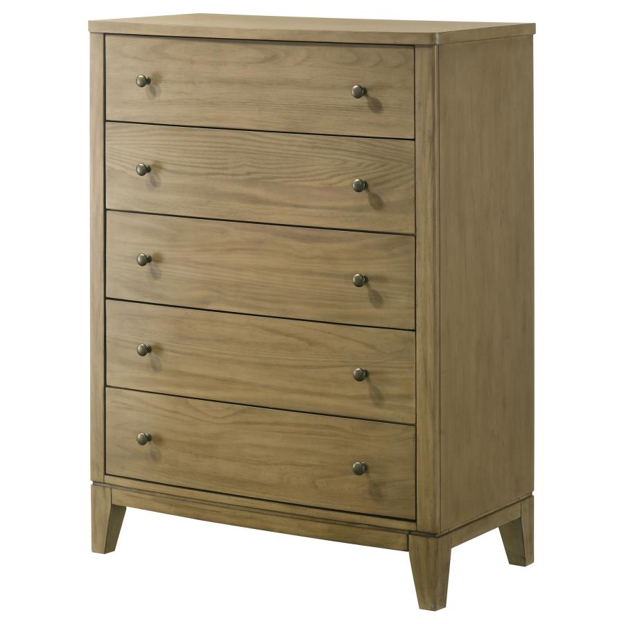 Granada 5-drawer Bedroom Chest of Drawers Natural Pine-4