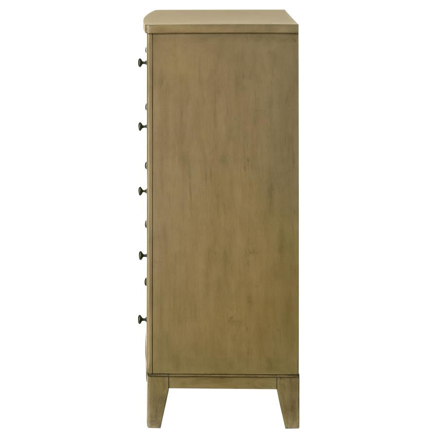 Granada 5-drawer Bedroom Chest of Drawers Natural Pine-5