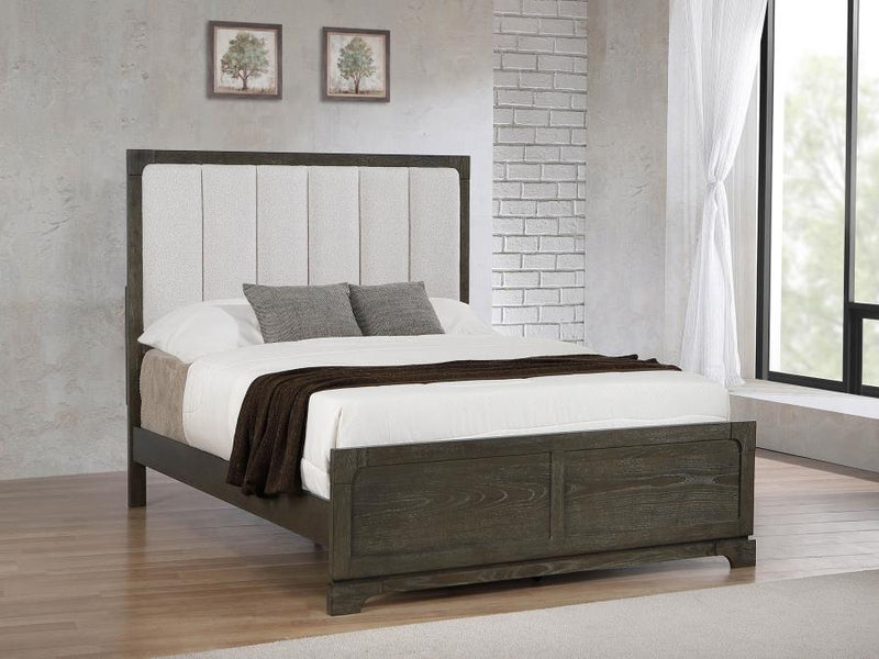 Gran Park 59-inch California King Panel Bed Dark Cocoa-zoom-