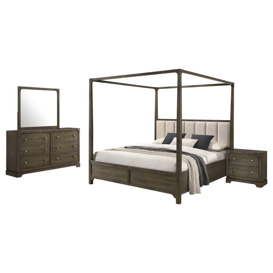 Gran Park 4-piece Queen Bedroom Set Dark Cocoa-zoom-2