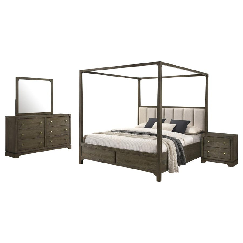 Gran Park 4-piece Queen Bedroom Set Dark Cocoa-zoom-