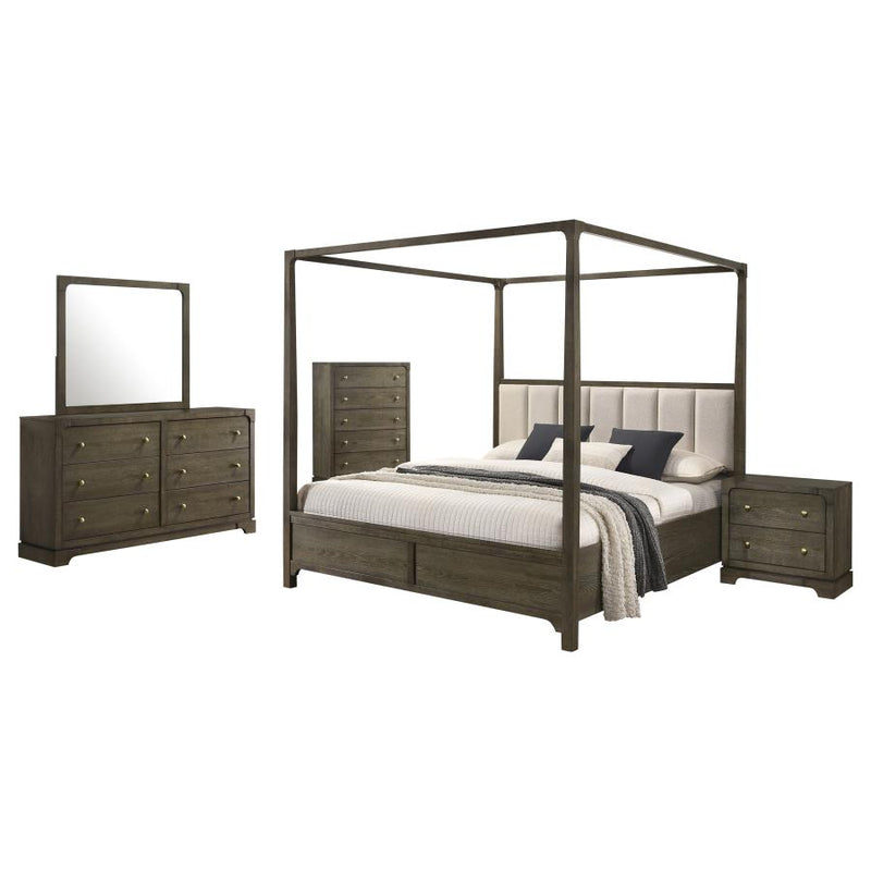 Gran Park 5-piece Queen Bedroom Set Dark Cocoa-zoom-