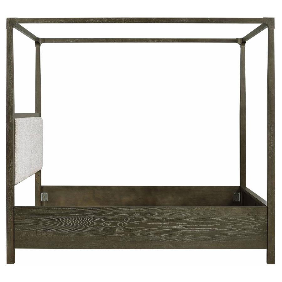 Gran Park Queen Canopy Bed Dark Cocoa-zoom-6