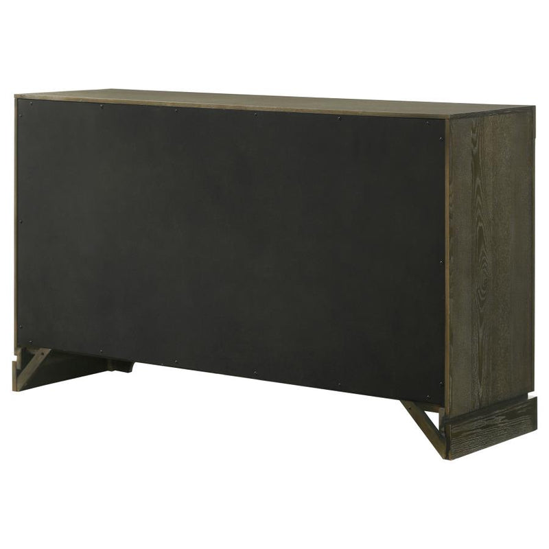 Gran Park 6-drawer Dresser Cabinet Dark Cocoa-zoom-