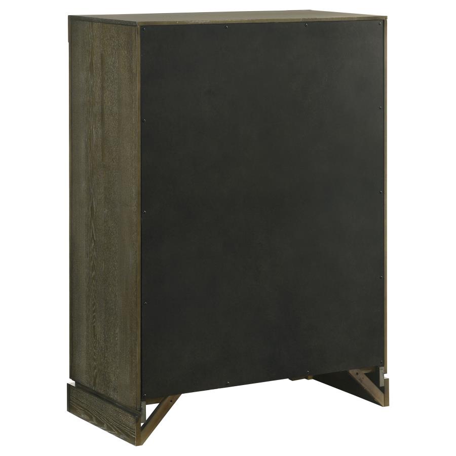 Gran Park 5-drawer Bedroom Chest of Drawers Dark Cocoa-zoom-6