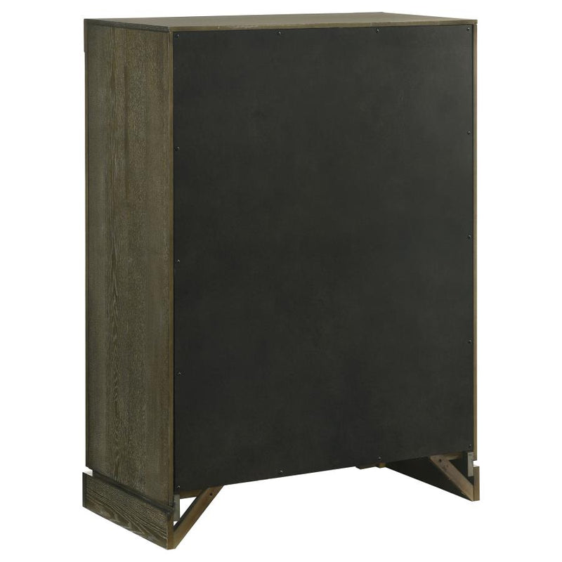 Gran Park 5-drawer Bedroom Chest of Drawers Dark Cocoa-zoom-