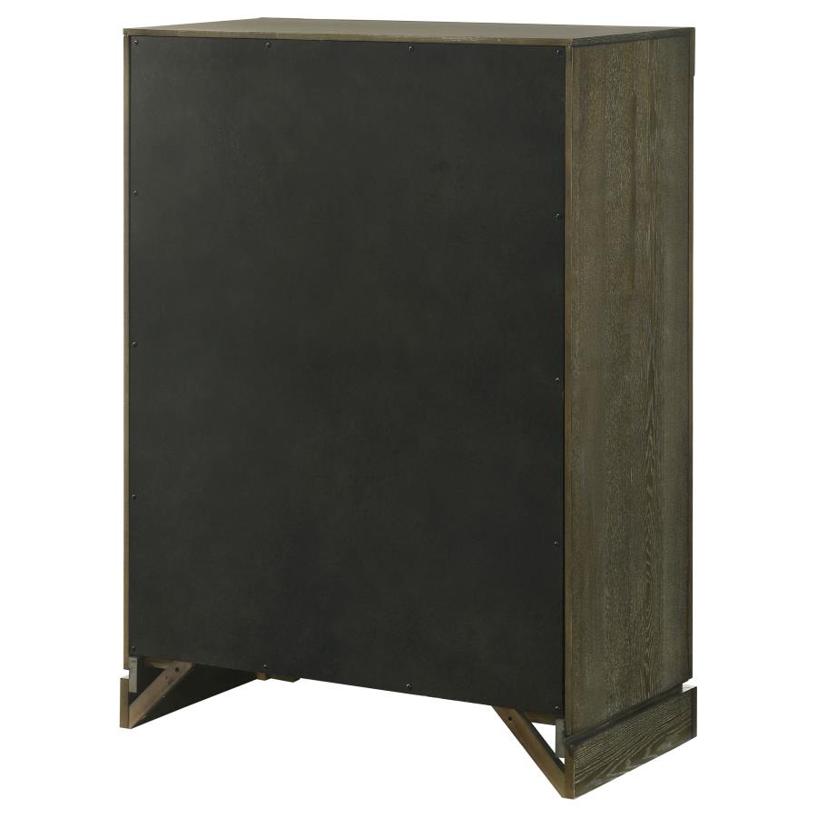 Gran Park 5-drawer Bedroom Chest of Drawers Dark Cocoa-zoom-8