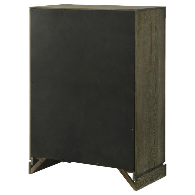 Gran Park 5-drawer Bedroom Chest of Drawers Dark Cocoa-zoom-
