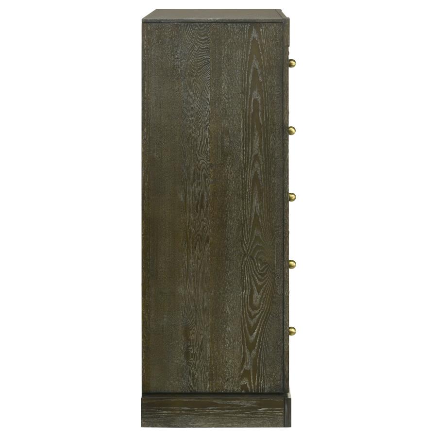 Gran Park 5-drawer Bedroom Chest of Drawers Dark Cocoa-zoom-9