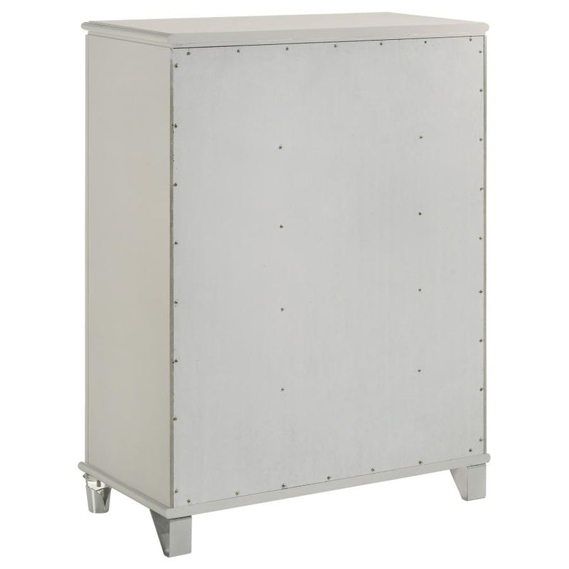 Olivia 4-piece Eastern King Bedroom Set Pearl White-zoom-