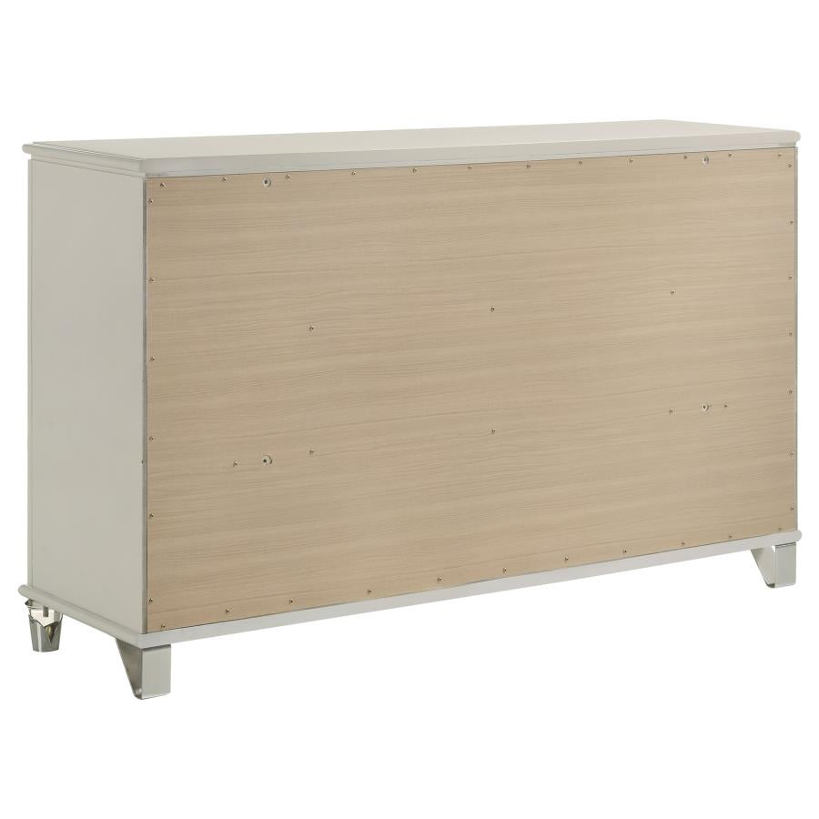 Olivia 5-piece Eastern King Bedroom Set Pearl White-zoom-8