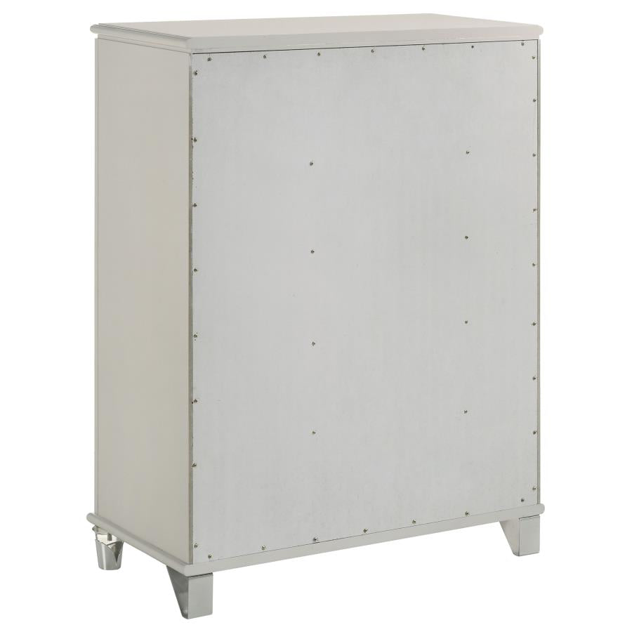 Olivia 5-piece California King Bedroom Set Pearl White-12