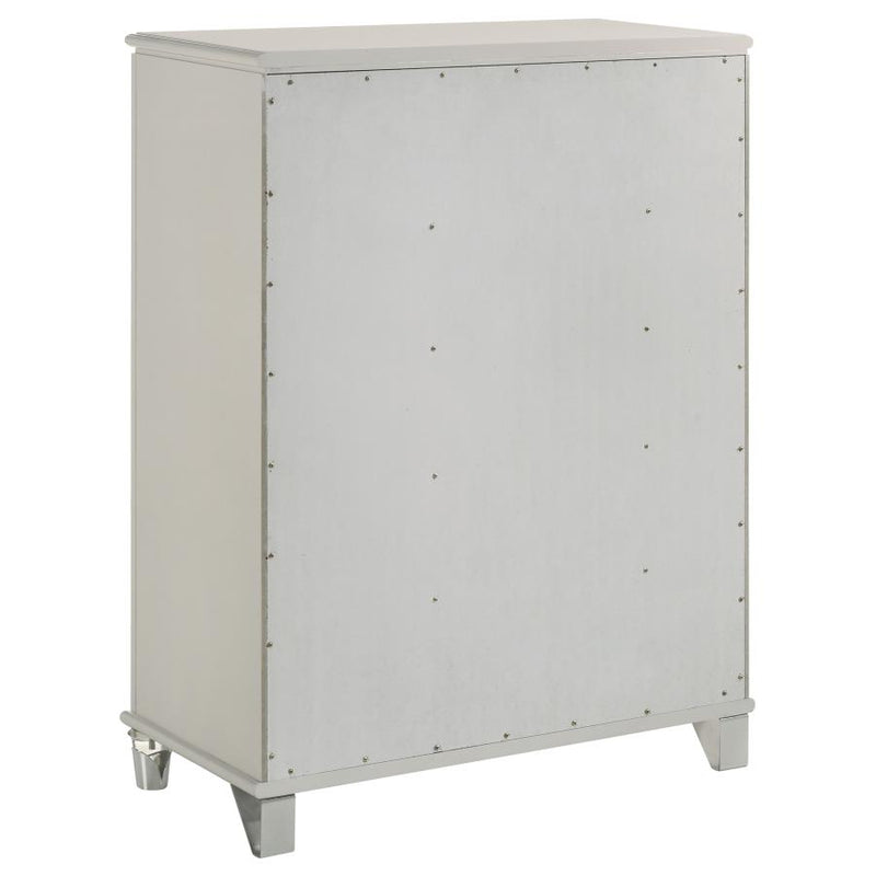 Olivia 5-piece California King Bedroom Set Pearl White-zoom-