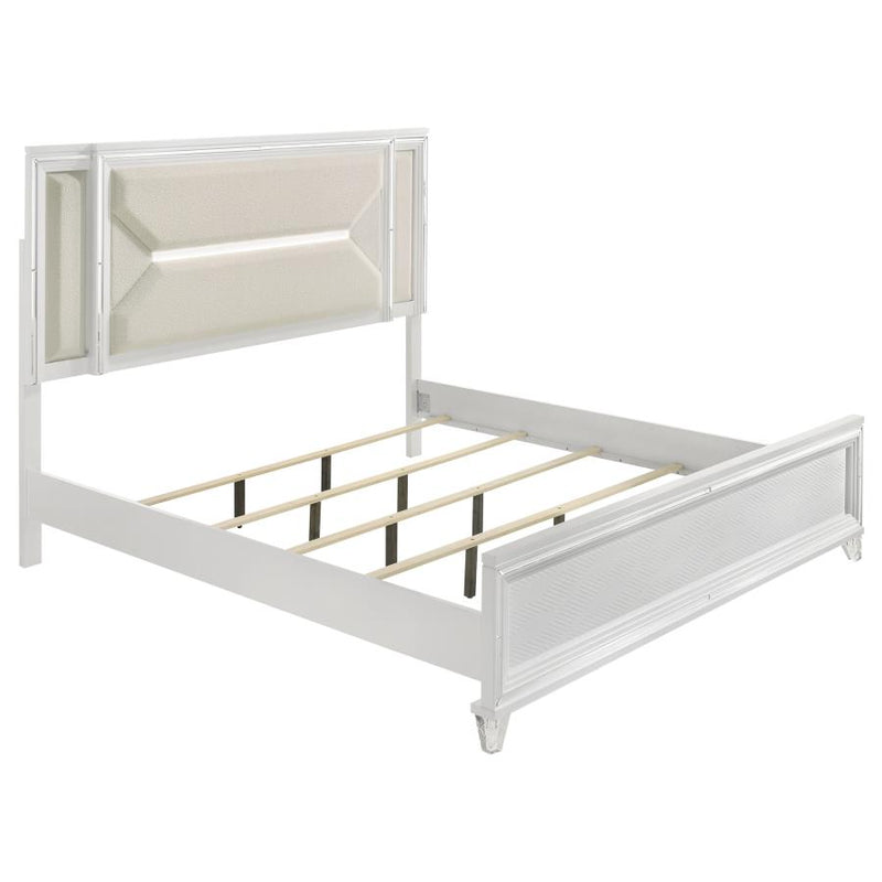 Marmore 5-piece Eastern King Bedroom Set White-zoom-