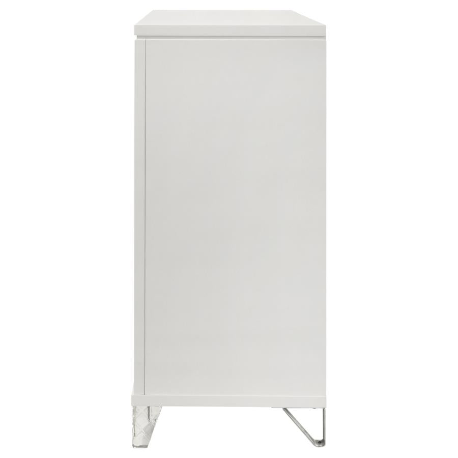 Marmore 9-drawer Dresser Cabinet White-5