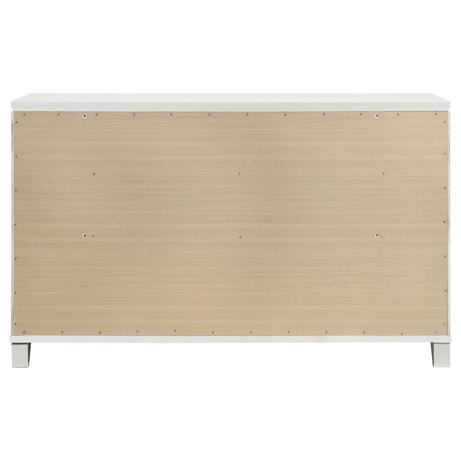 Marmore 9-drawer Dresser Cabinet White-7