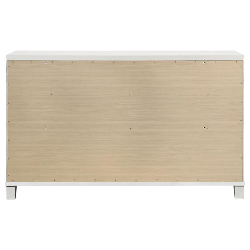 Marmore 9-drawer Dresser Cabinet White-zoom-