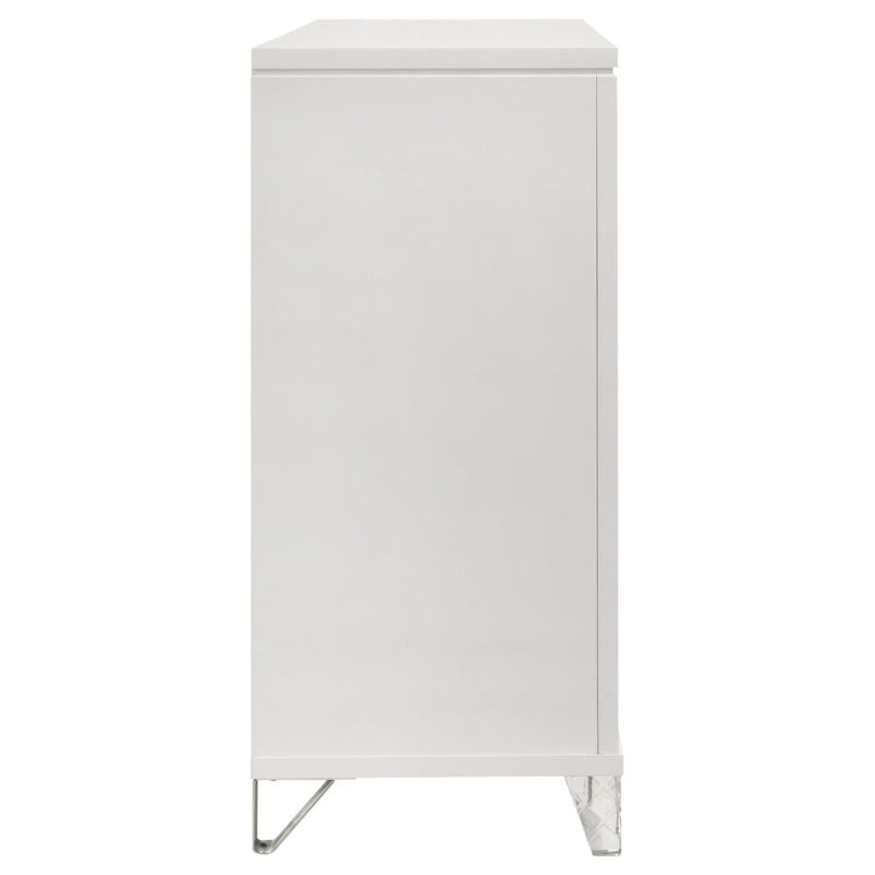 Marmore 9-drawer Dresser Cabinet White-zoom-