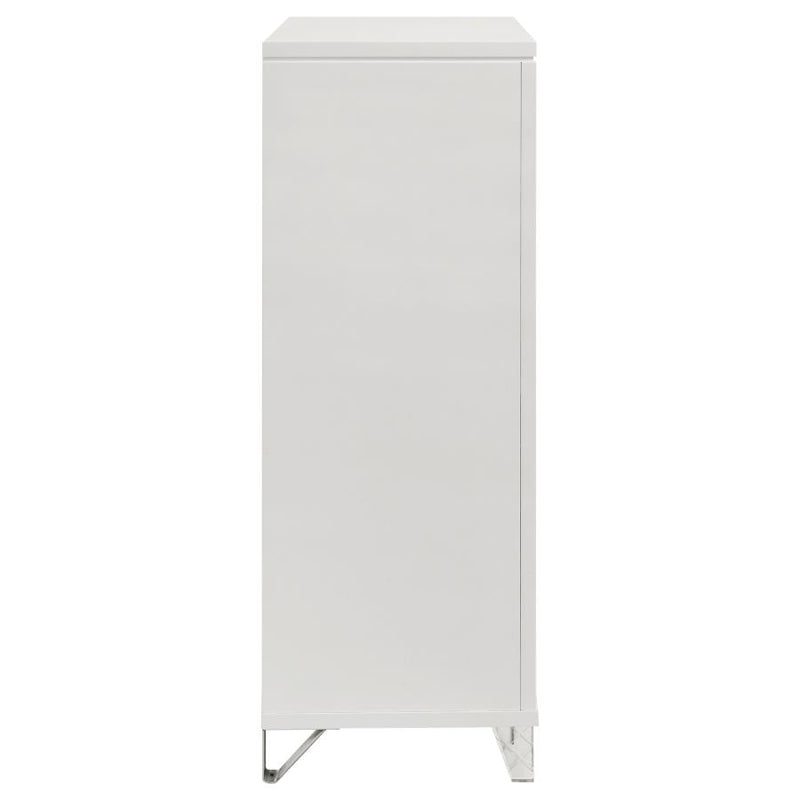 Marmore 5-drawer Bedroom Chest of Drawers White-zoom-