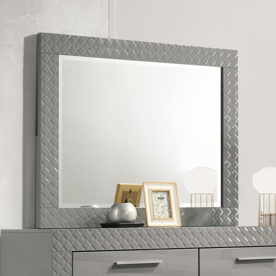 Ives Dresser Mirror Grey High Gloss-zoom-2