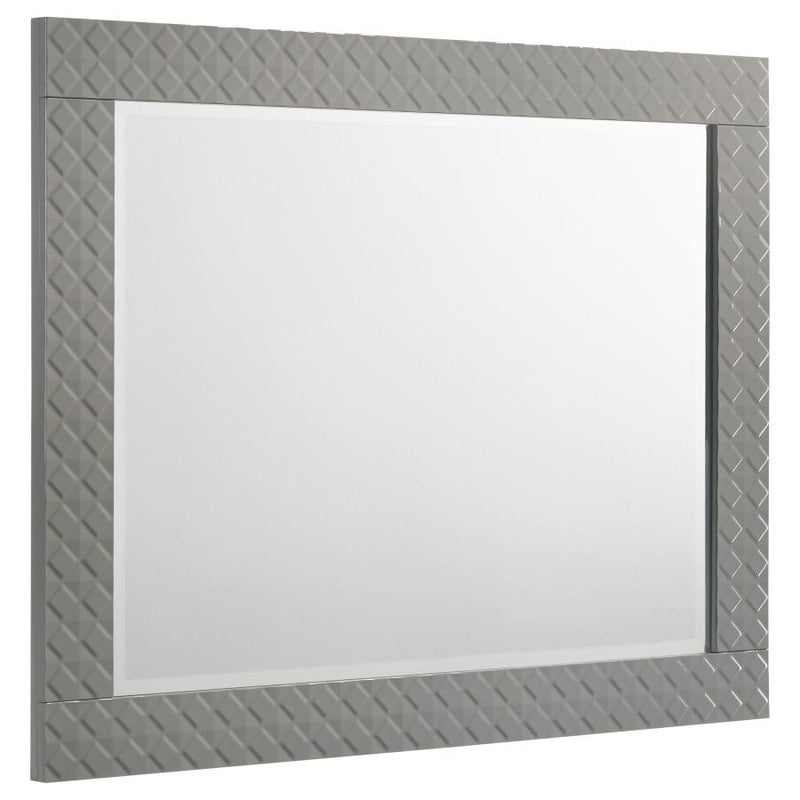 Ives Dresser Mirror Grey High Gloss-zoom-