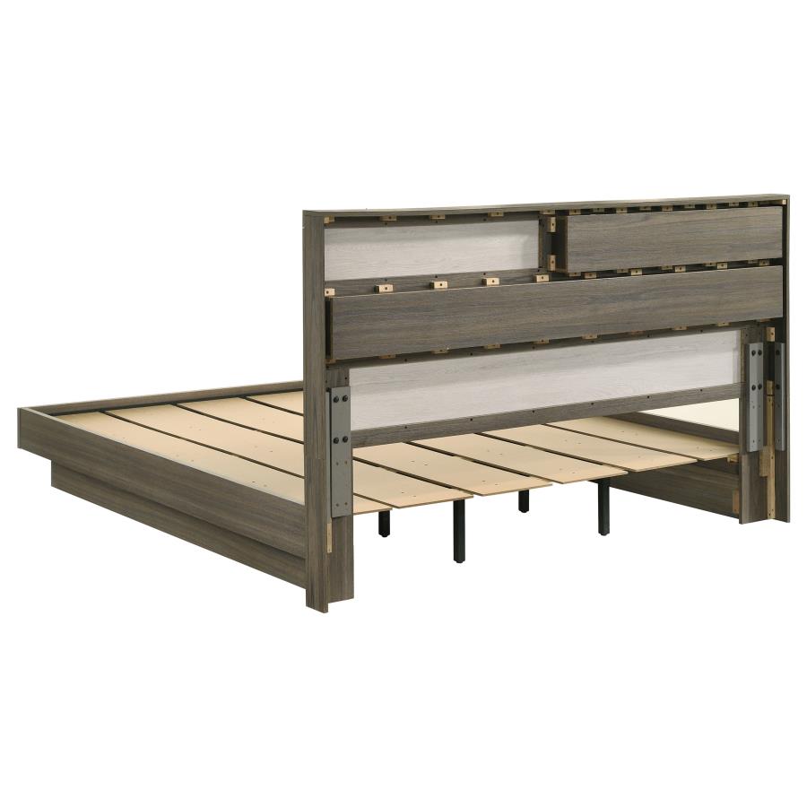 Fenwick 4-piece Eastern King Bedroom Set Grey Oak-zoom-4