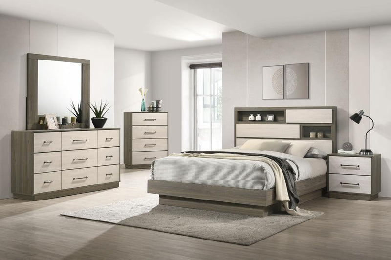 Fenwick 5-piece Eastern King Bedroom Set Grey Oak-zoom-