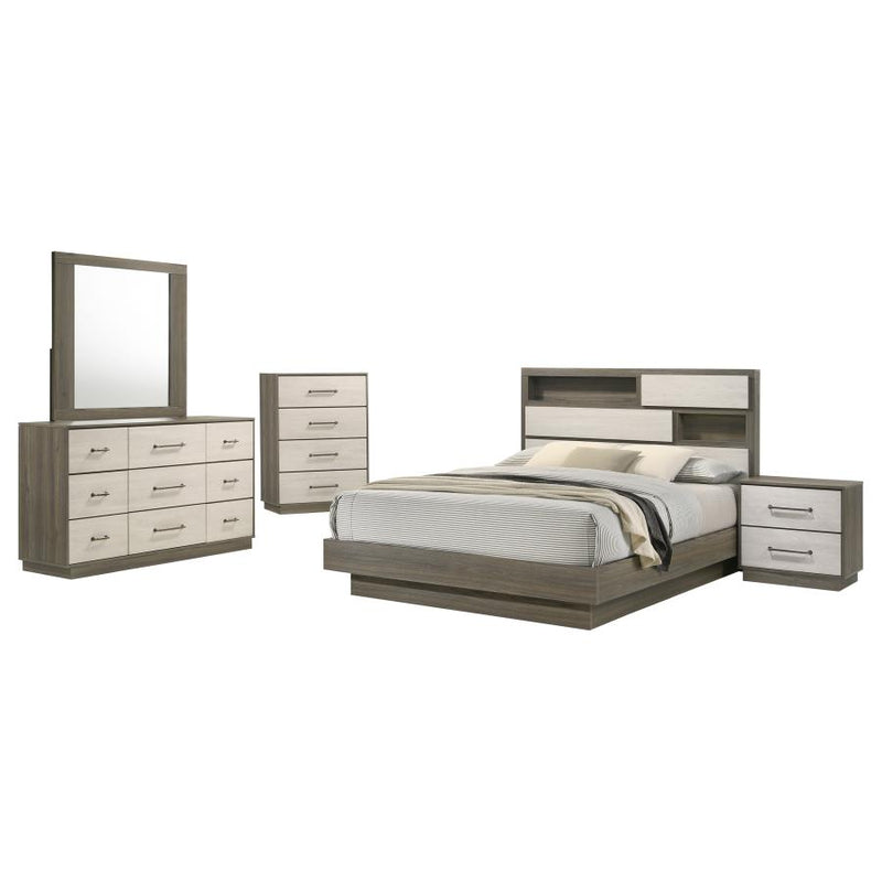Fenwick 5-piece Eastern King Bedroom Set Grey Oak-zoom-