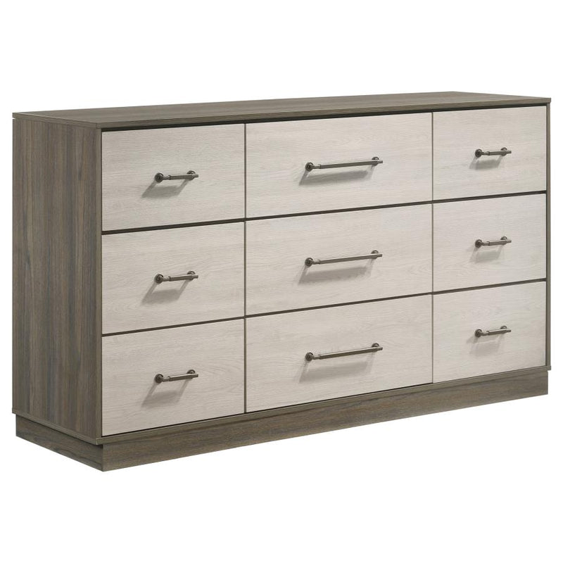 Fenwick 4-piece Queen Bedroom Set Grey Oak-zoom-