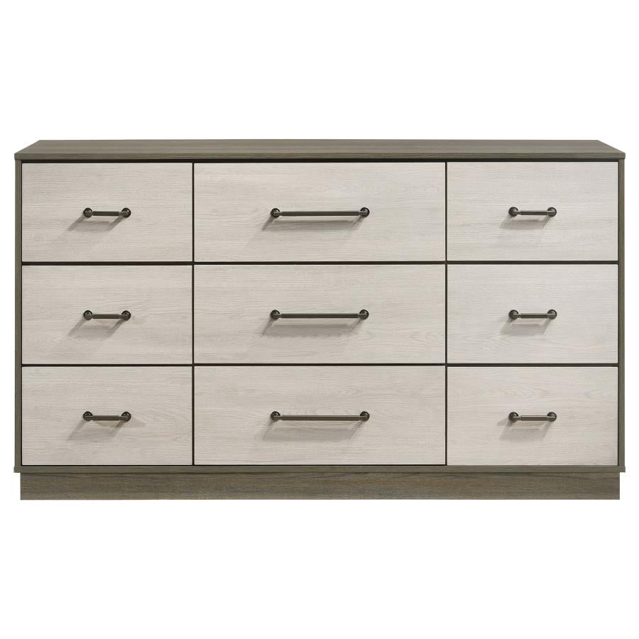 Fenwick 9-drawer Dresser Grey Oak-zoom-3