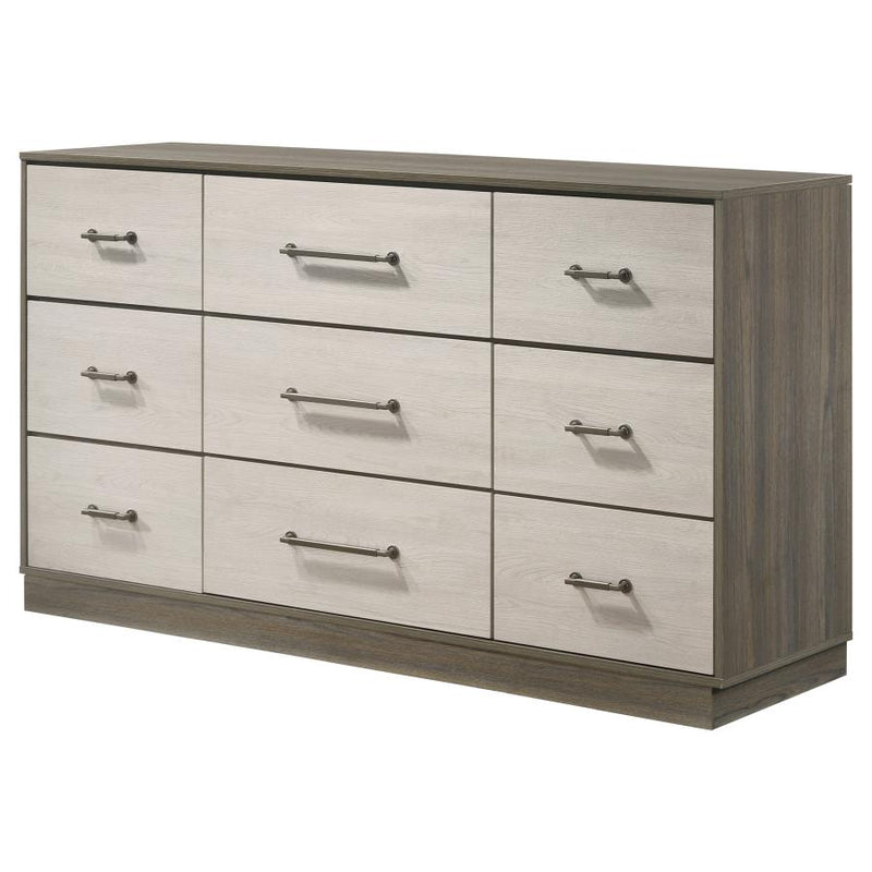 Fenwick 9-drawer Dresser Grey Oak-zoom-