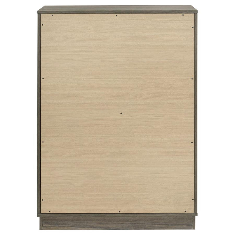 Fenwick 4-drawer Chest of Drawers Grey Oak-zoom-