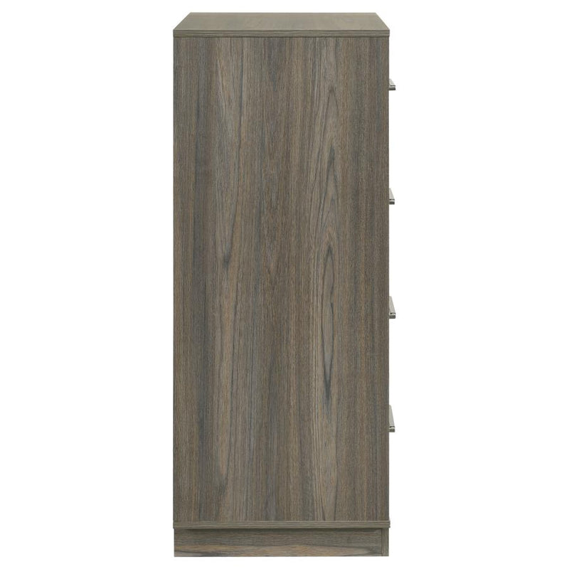 Fenwick 4-drawer Chest of Drawers Grey Oak-zoom-