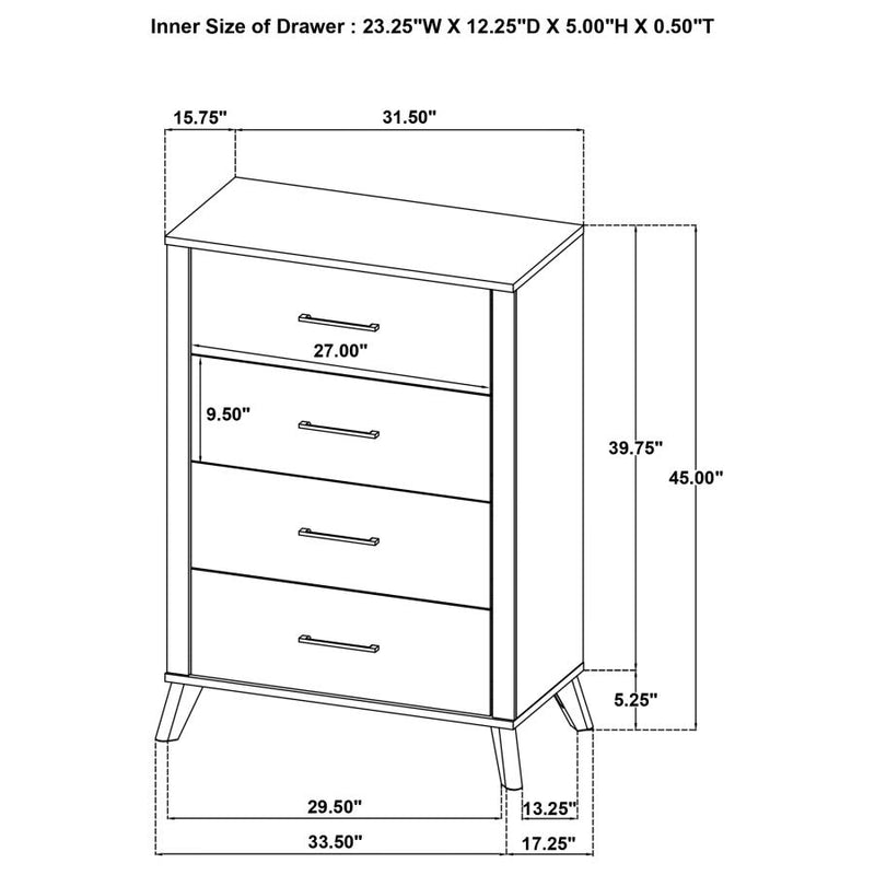 Kaywood 5-piece Full Bedroom Set Natural Pine-zoom-