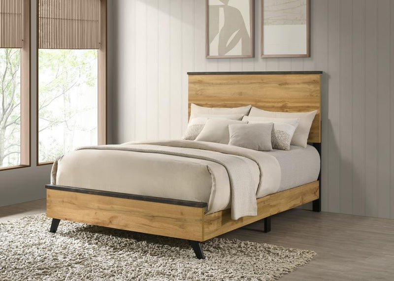 Kaywood 52-inch Full Panel Bed Natural Pine-zoom-