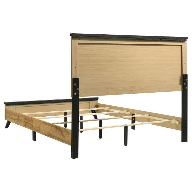 Kaywood 4-piece Eastern King Bedroom Set Natural Pine-zoom-