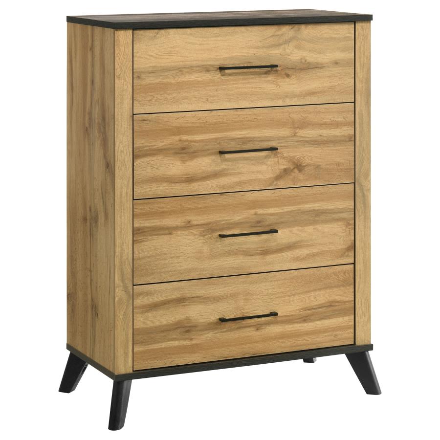 Kaywood 5-piece Eastern King Bedroom Set Natural Pine-11