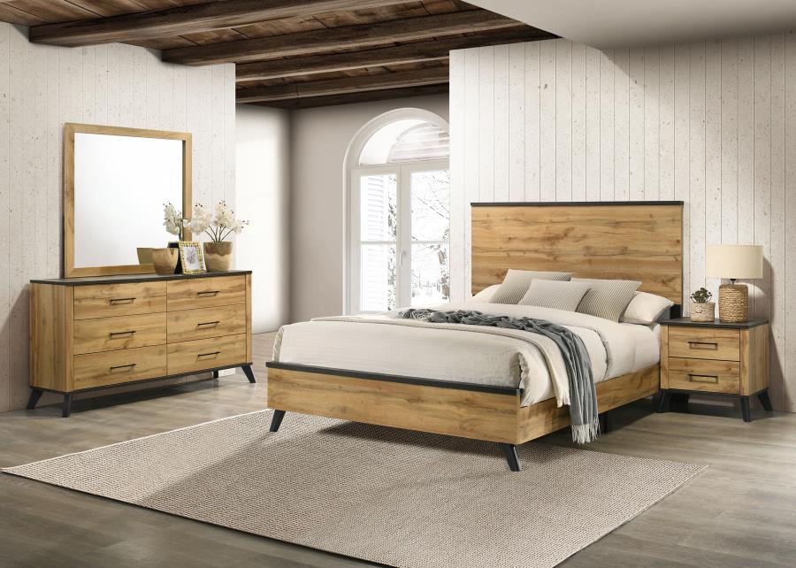 Kaywood 4-piece Queen Bedroom Set Natural Pine-zoom-1