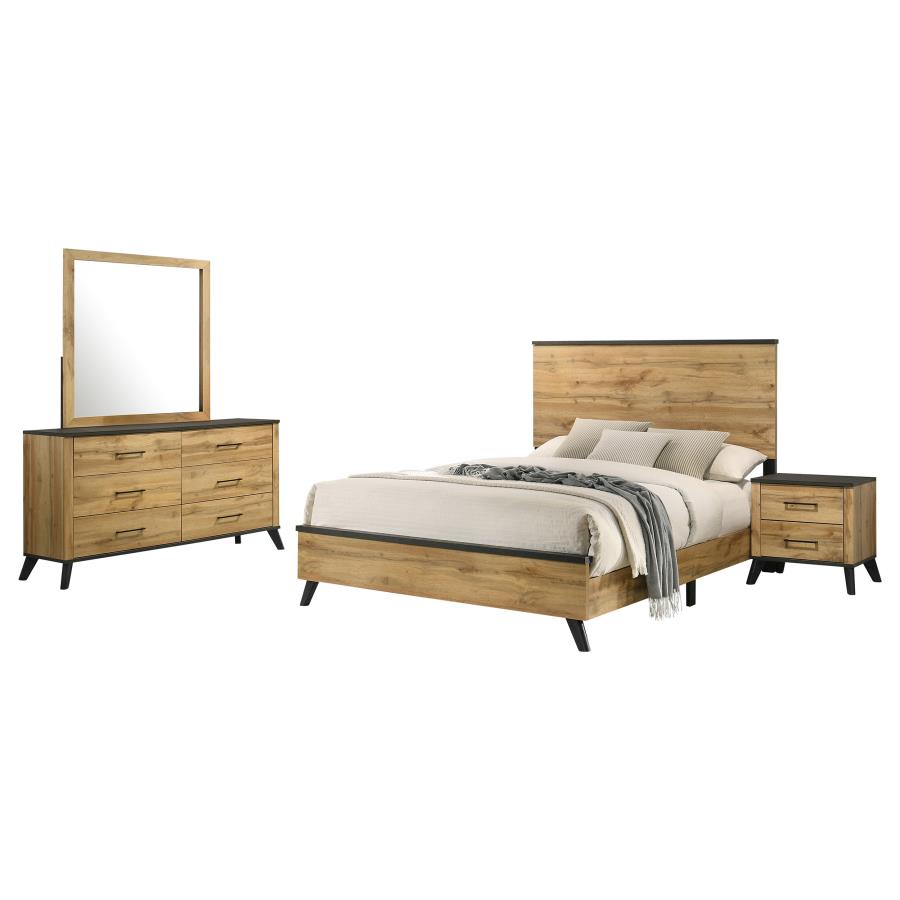 Kaywood 4-piece Queen Bedroom Set Natural Pine-zoom-2
