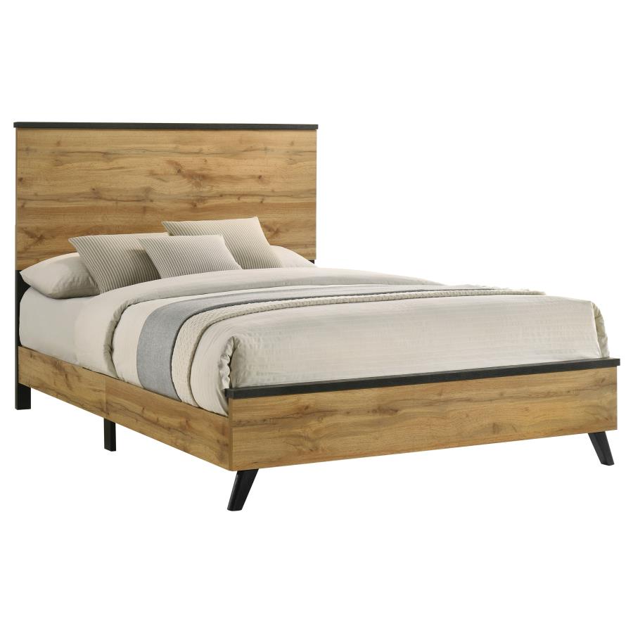 Kaywood 52-inch Queen Panel Bed Natural Pine-3