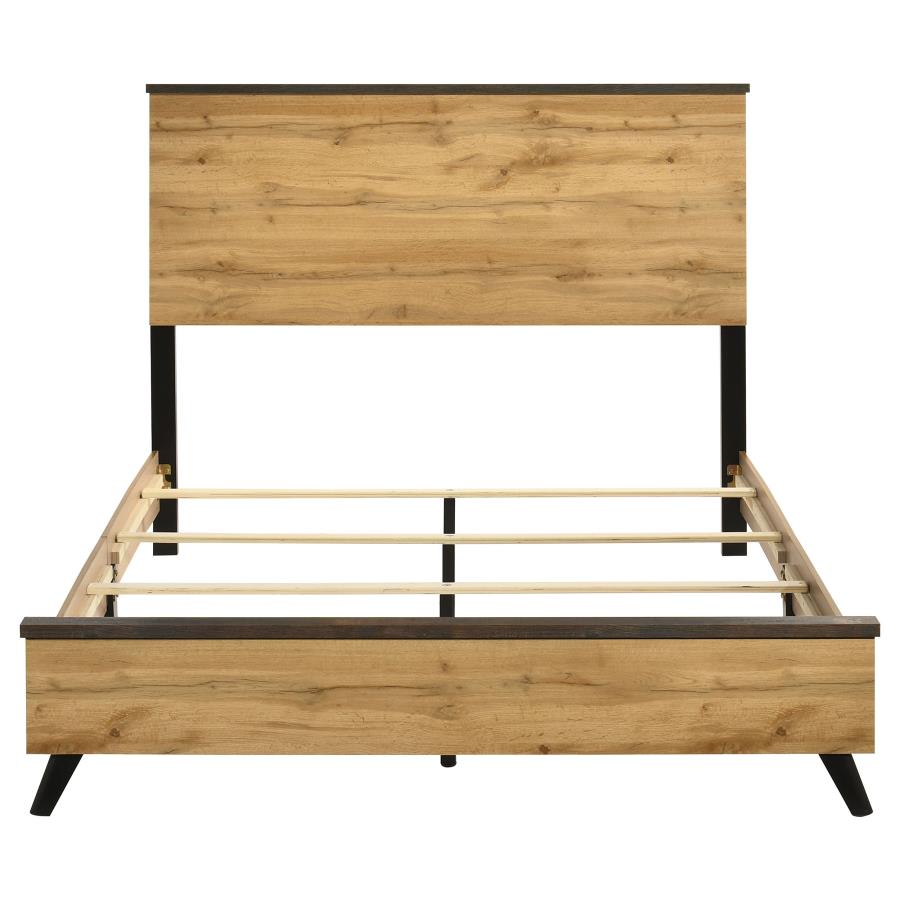 Kaywood 52-inch Queen Panel Bed Natural Pine-4