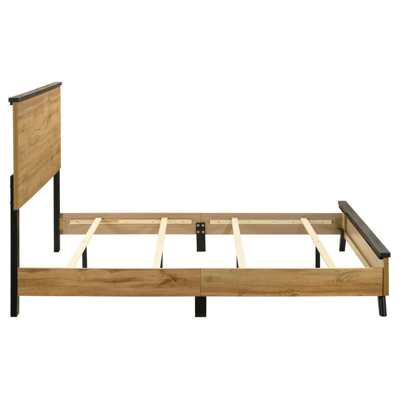 Kaywood 52-inch Queen Panel Bed Natural Pine-zoom-