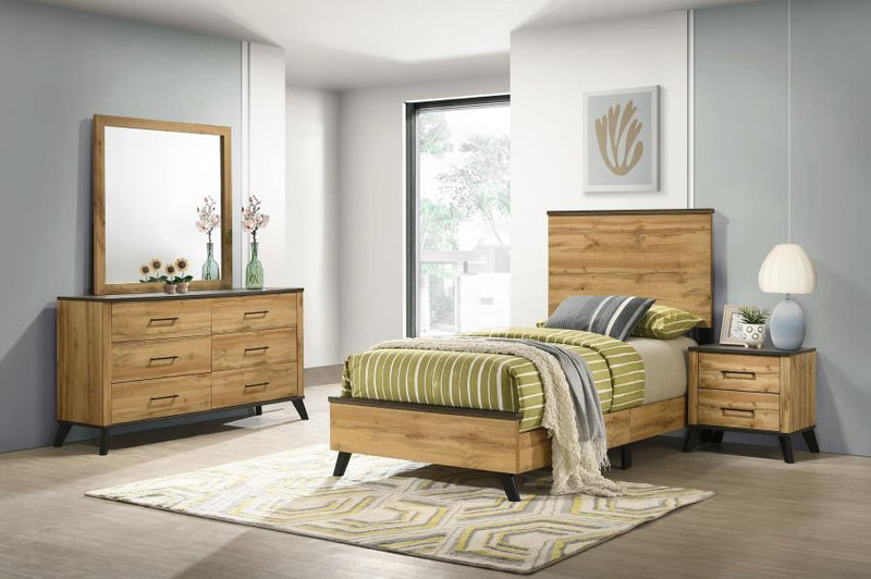 Kaywood 4-piece Twin Bedroom Set Natural Pine-zoom-