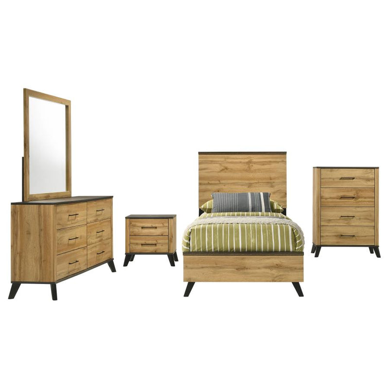 Kaywood 5-piece Twin Bedroom Set Natural Pine-zoom-