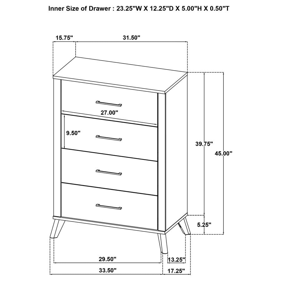 Kaywood 5-piece Twin Bedroom Set Natural Pine-zoom-20