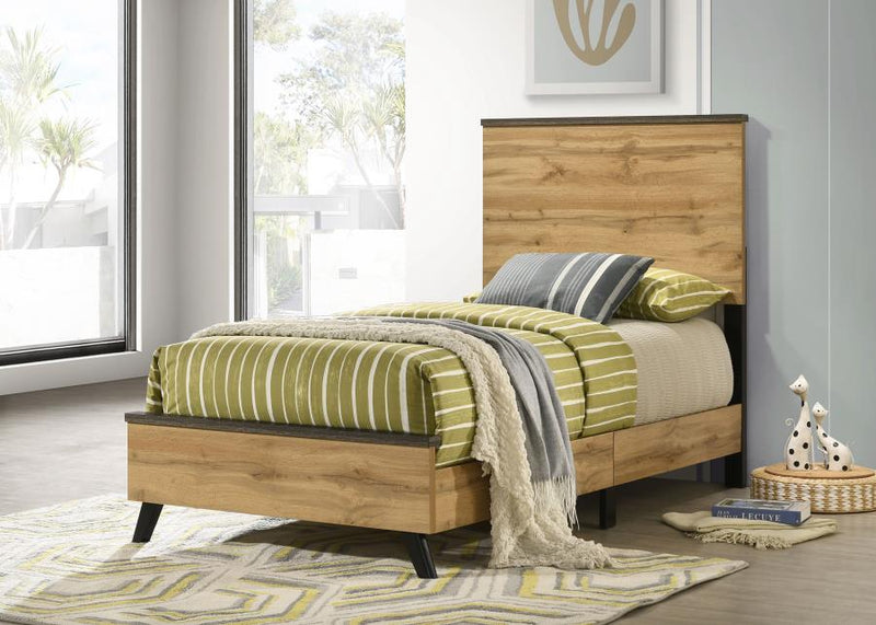Kaywood 52-inch Twin Panel Bed Natural Pine-zoom-