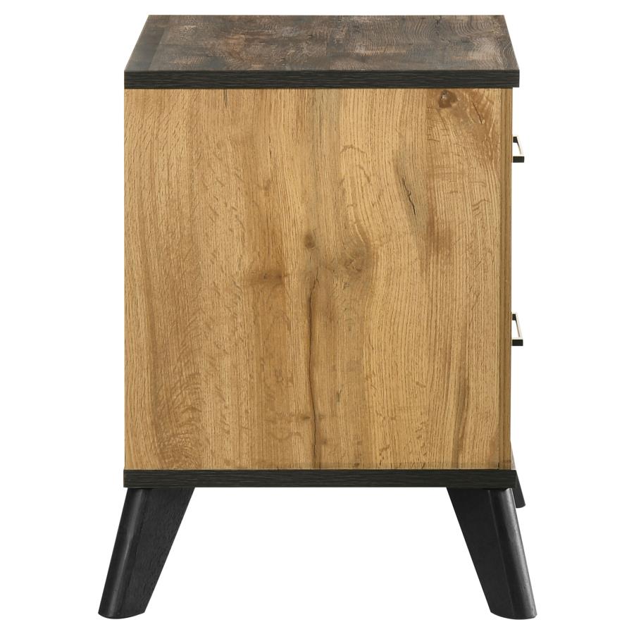 Kaywood 2-drawer Nightstand Bedside Table Natural Pine-zoom-6